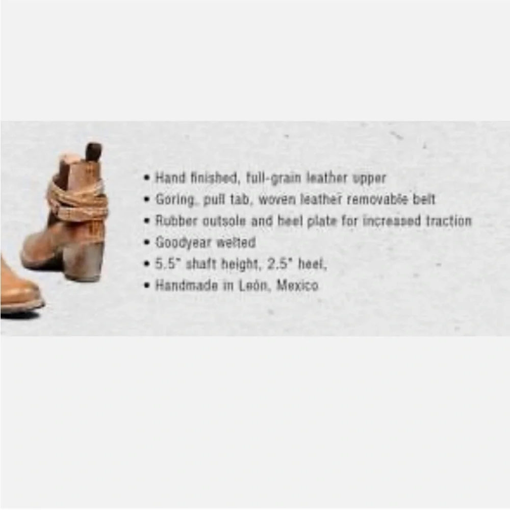 Bed Stu Lorn Boots Booties Size 10 - Picture 8 of 8